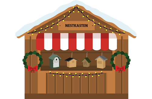 Kerstmarkt nestkasten