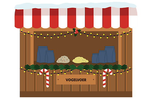 Kerstmarkt vogelvoer