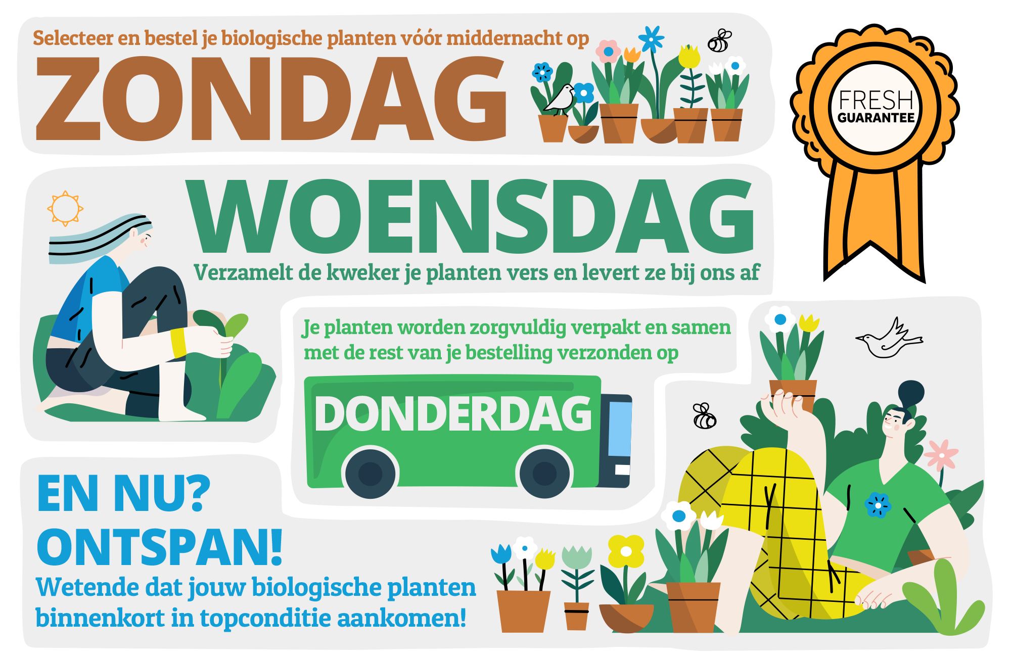 Infographic biologische planten