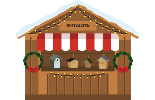 Kerstmarkt nestkasten