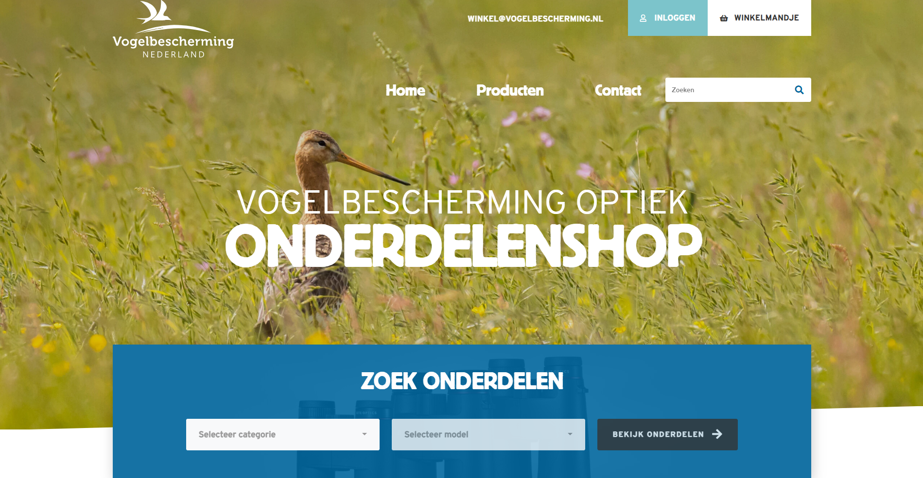 Vogelbechermingshop onderdelen webshop van verrekijkers