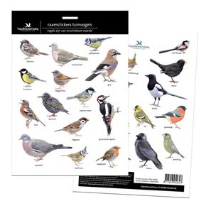 Raamstickers tuinvogels