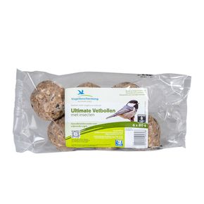 6 stuks - Ultimate vetbollen met insecten