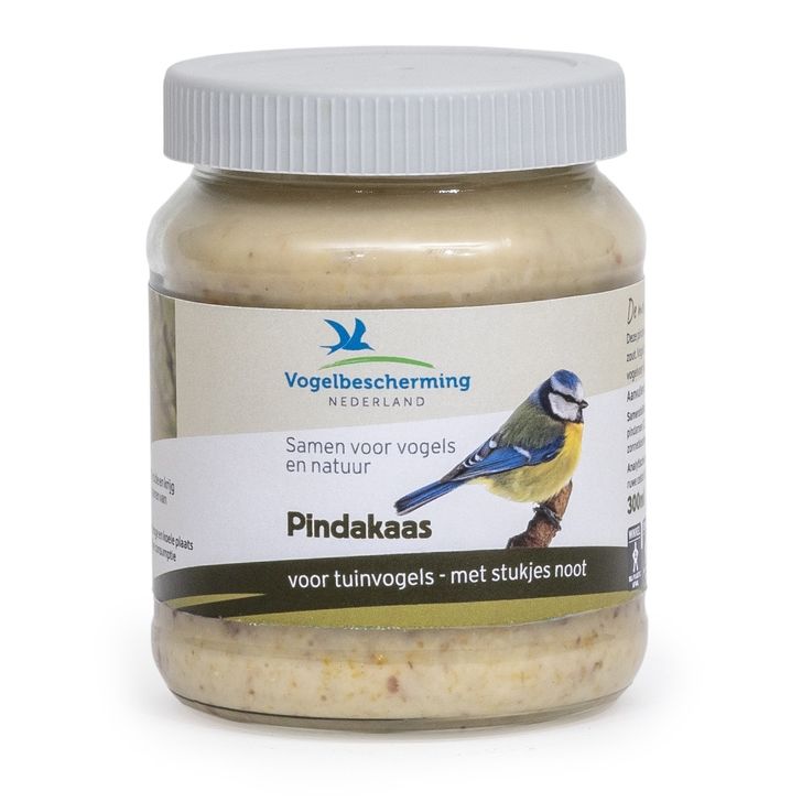 Met stukjes noot Premium vogelpindakaas