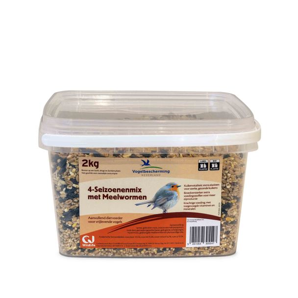 4-seizoenenmix met meelwormen 2 kg