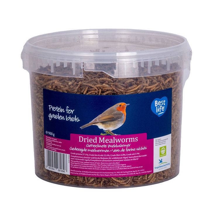 Gedroogde meelwormen 5 liter (900 g)