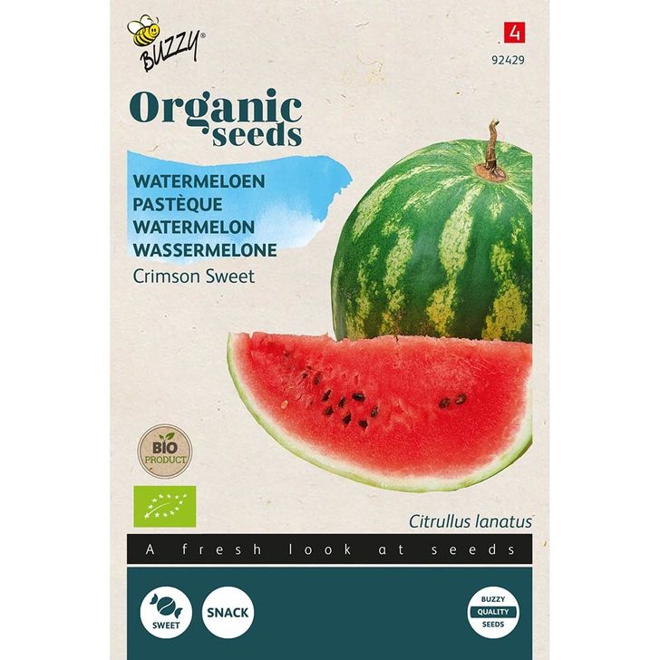 Buzzy® Organic Watermeloen Crimson Sweet (BIO)