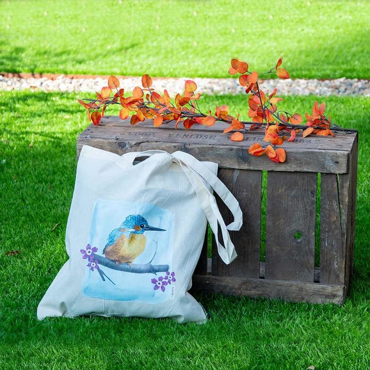 Katoenen tas IJsvogel – Myrte