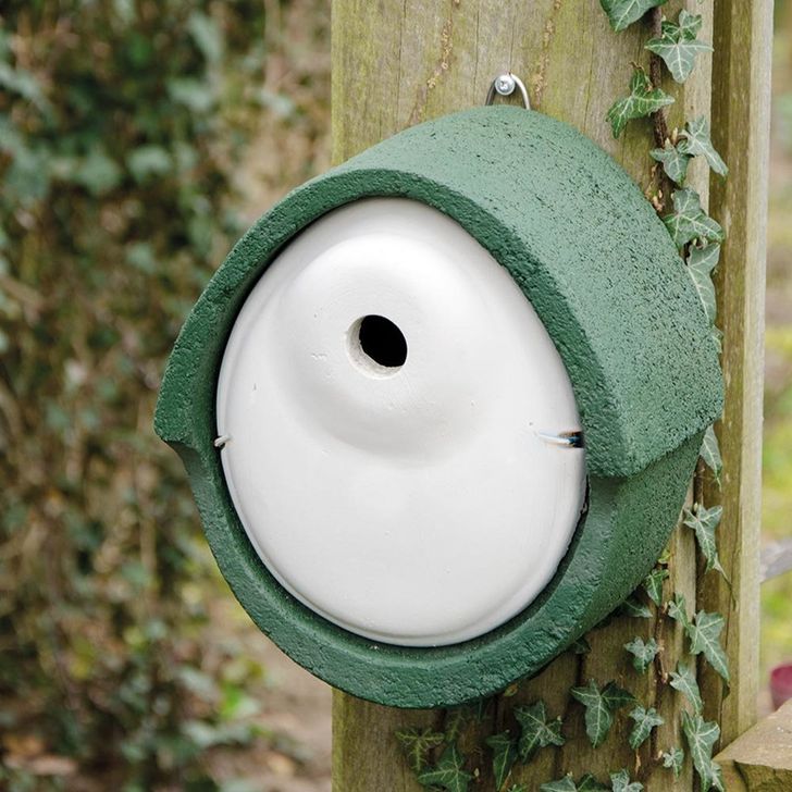 Nestkast WoodStone® ovaal 28 mm groen